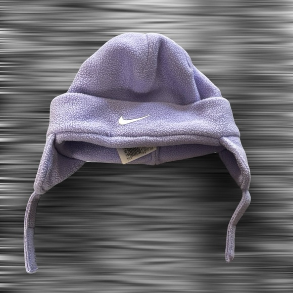 Nike Baby Girl Hat and Mittens Set Lavender Toddler - Picture 2 of 6
